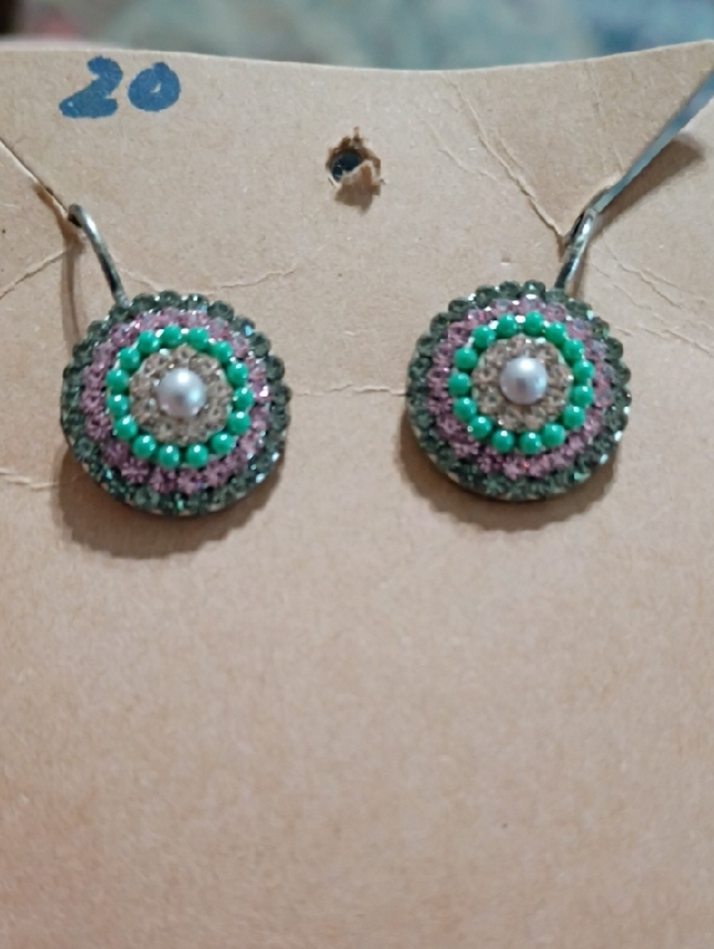 Mariana Swarovski Pave Earrings
